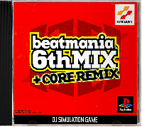 Beatmania 6th Mix + Core Remix JP Playstation JP box art